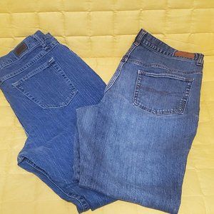 Lot of Two Ladies Jeans - 14